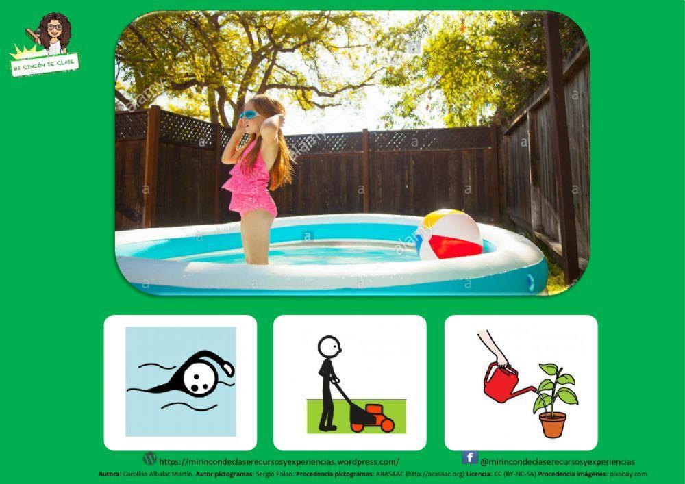 ¿Qué hace? El jardín