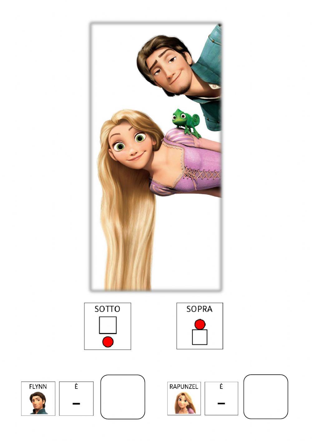 Rapunzel  SOPRA e SOTTO in CAA