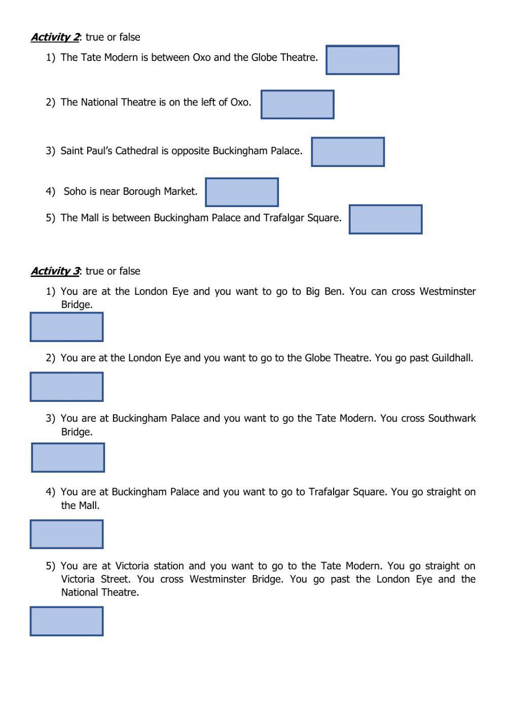 London Show me the way