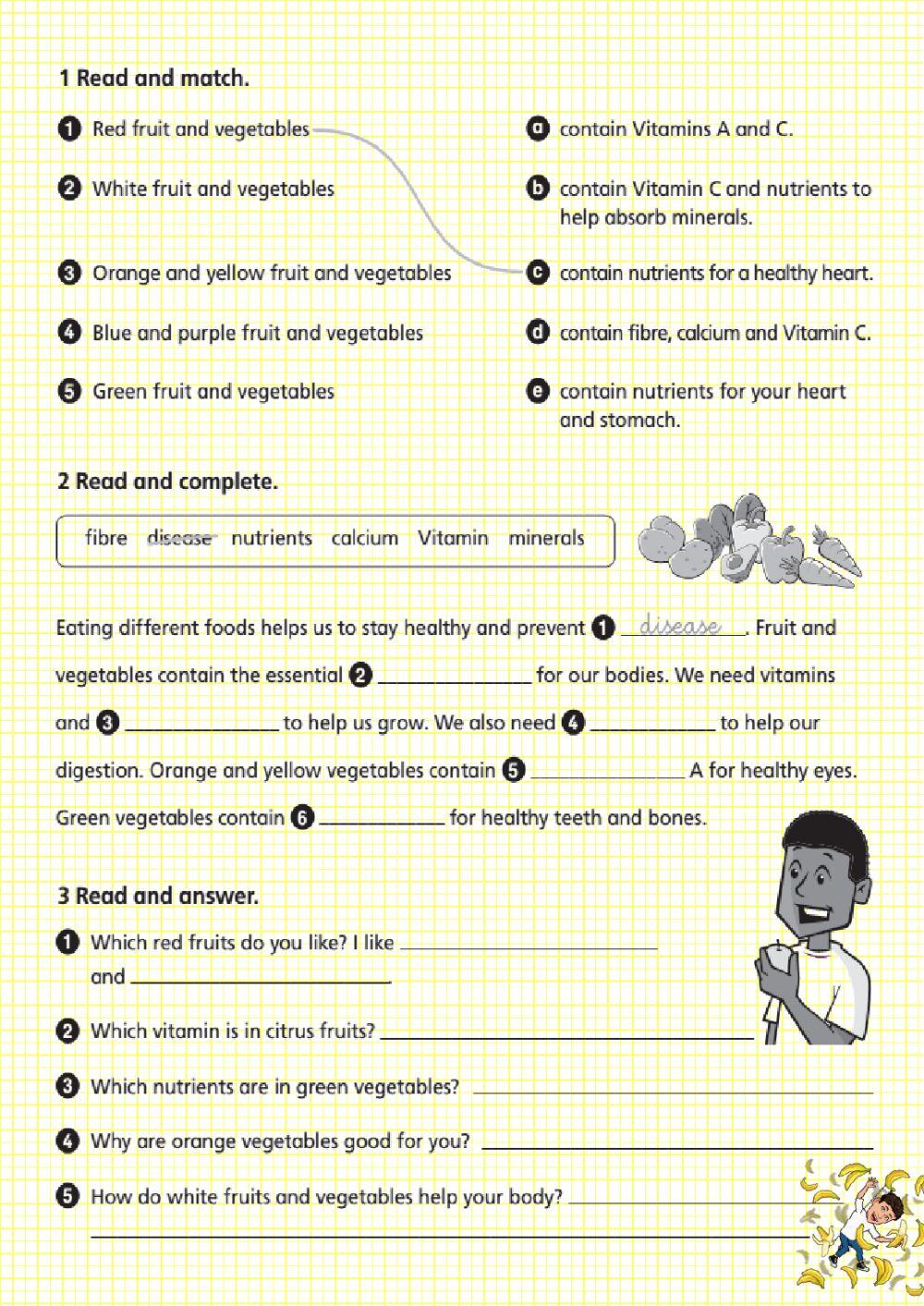 Fruit and vegetables