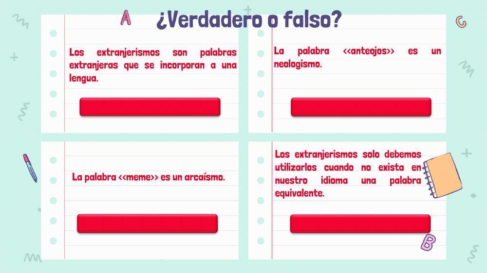 Refranes, neologismos, extranjerismos, arcaísmos Y PALABRAS COMODÍN