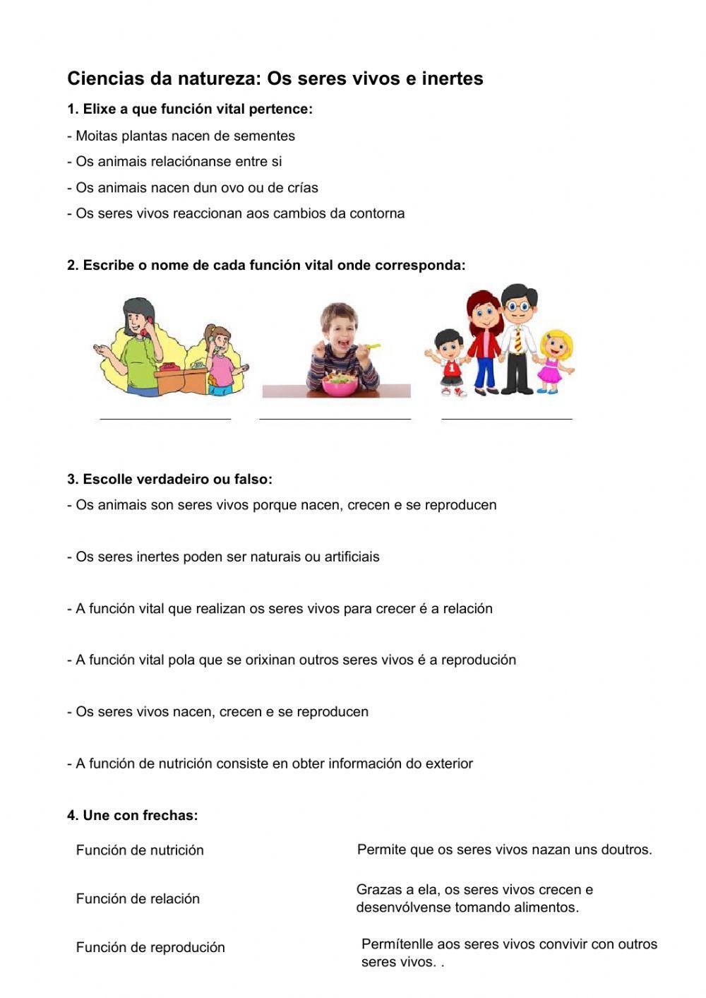 Os seres vivos e os seres inertes 3