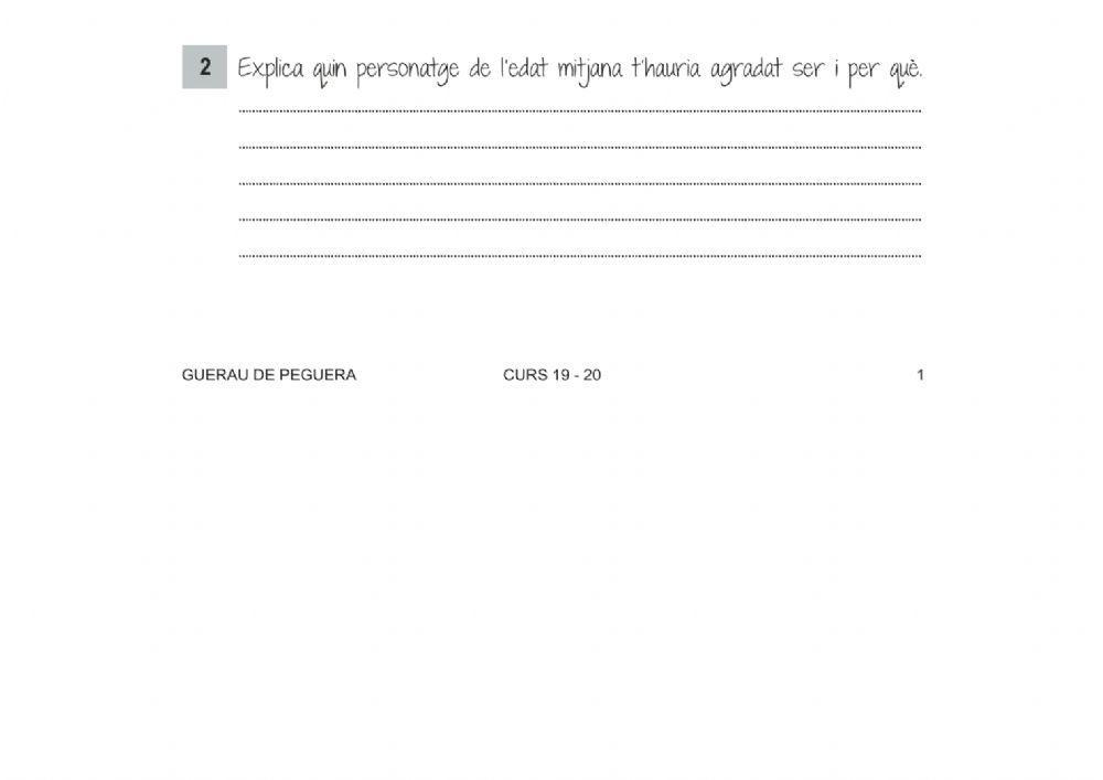 L'edat mitjana Fitxa 3