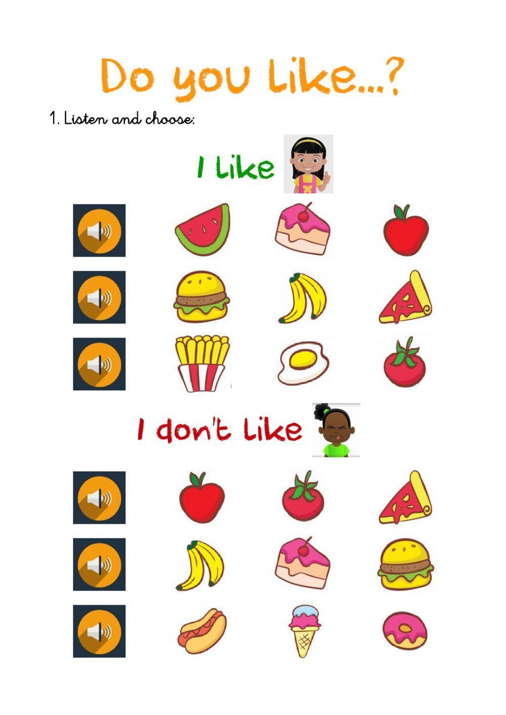 I like I don't like I like I don't like