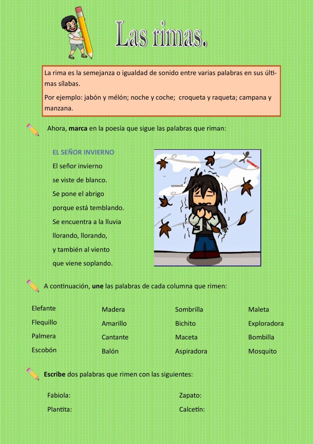 Las rimas.