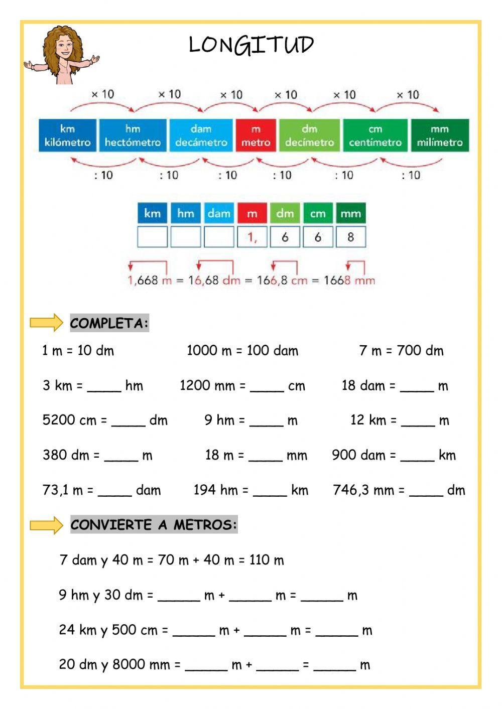 Longitud y superficie