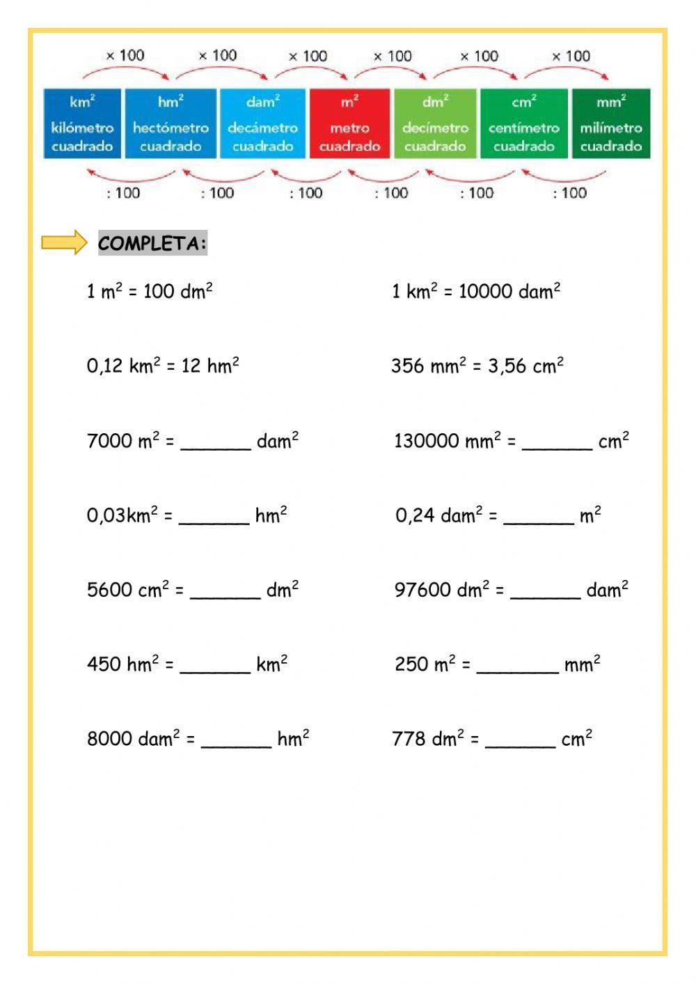 Longitud y superficie