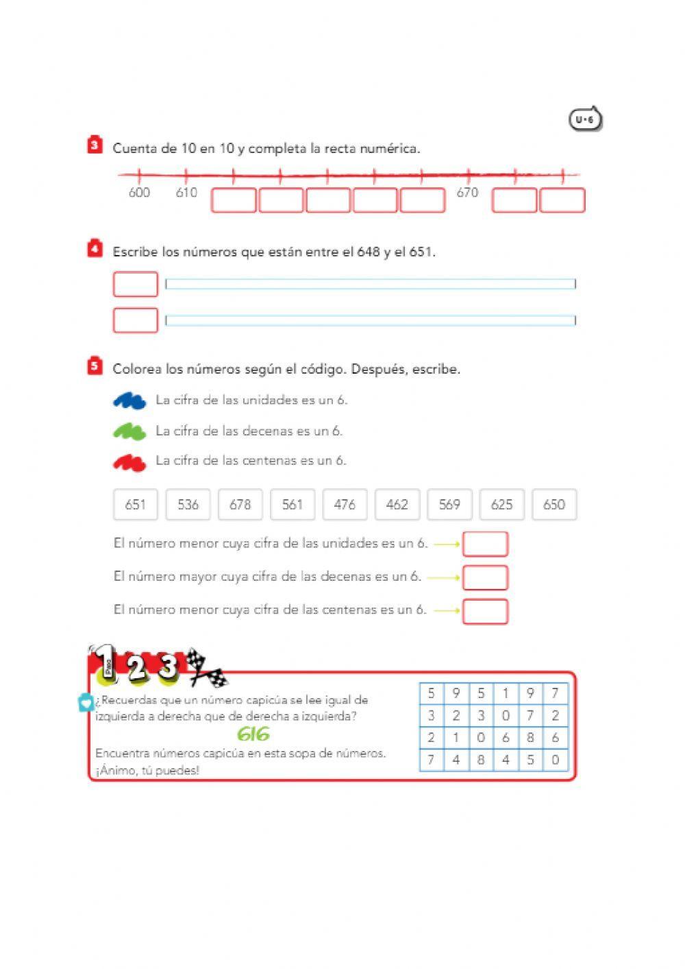 Números hasta 699