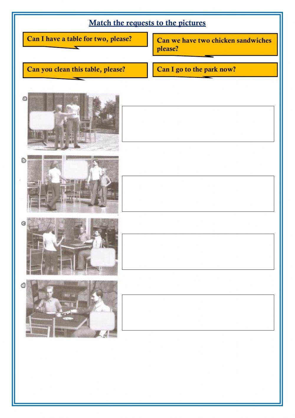 Requests and permissions