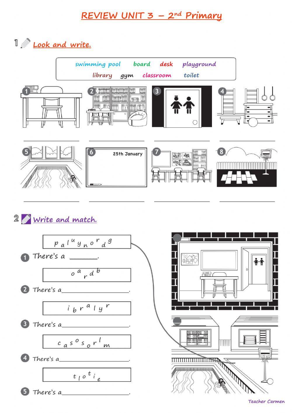 2nd Primary - Review Unit 3