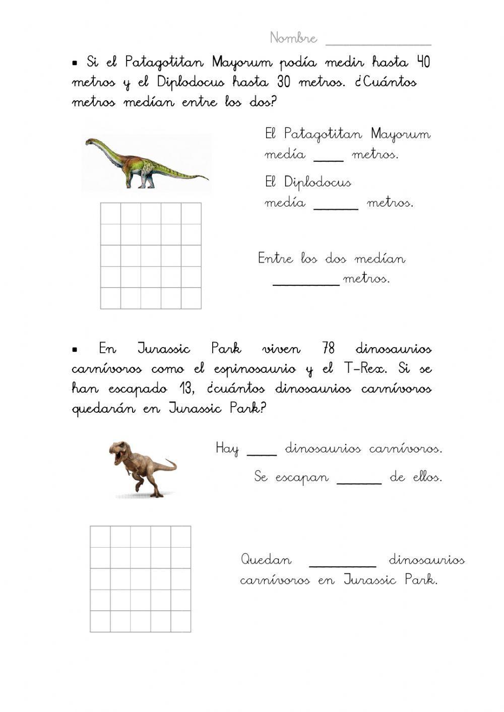 Resuelve los problemas jurásicos