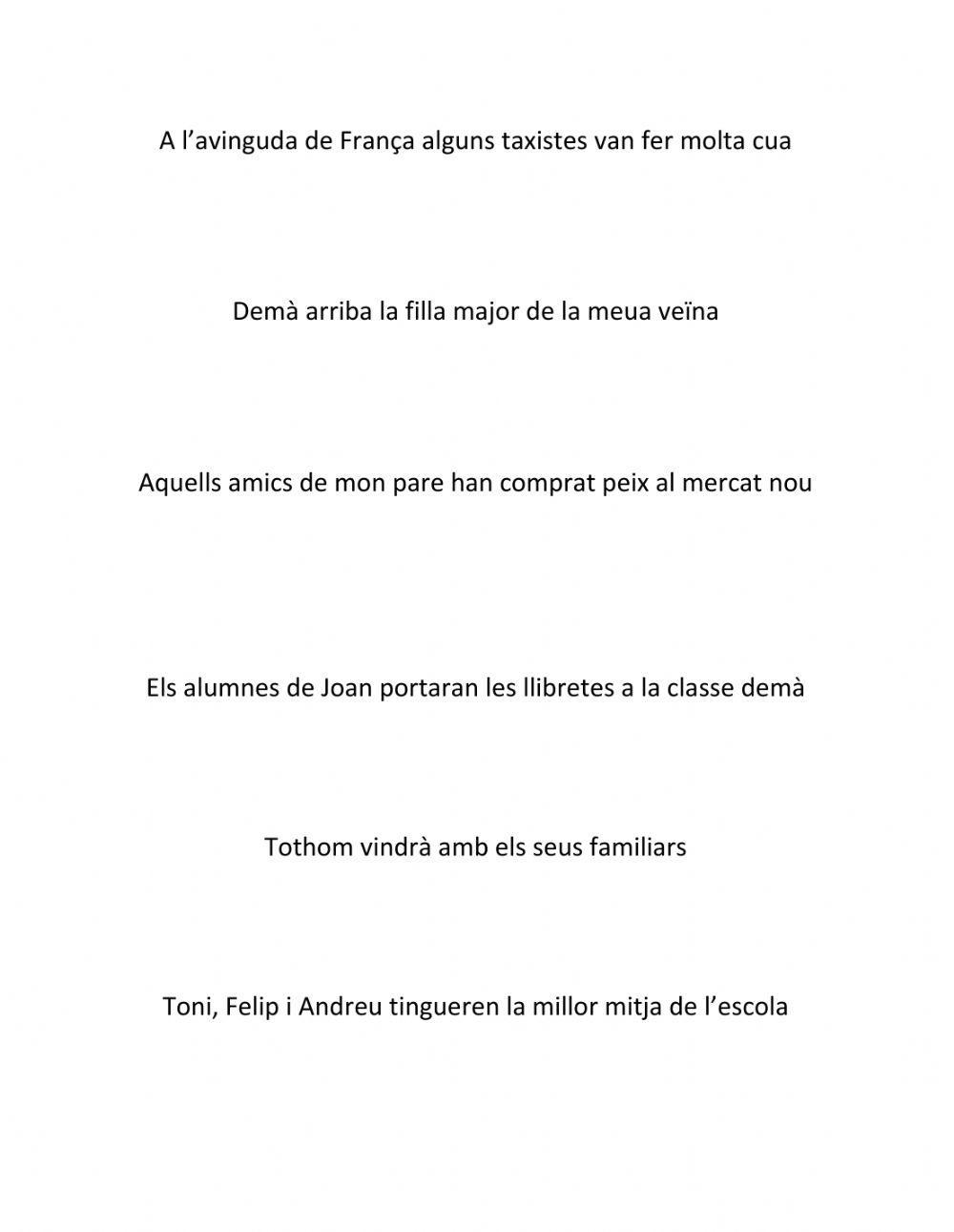 Anàlisis sintàctic d'oracions