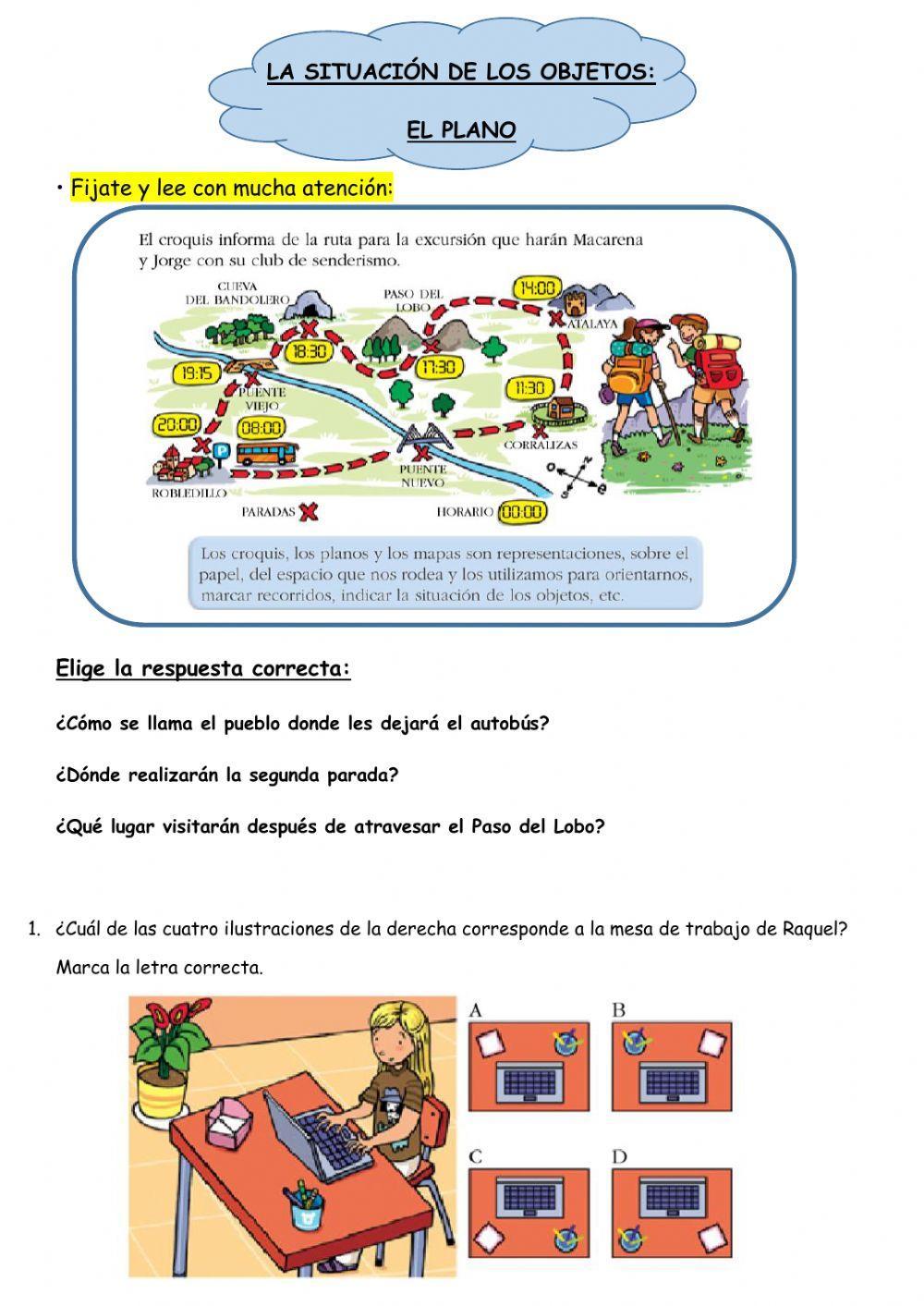 La situación de los objetos