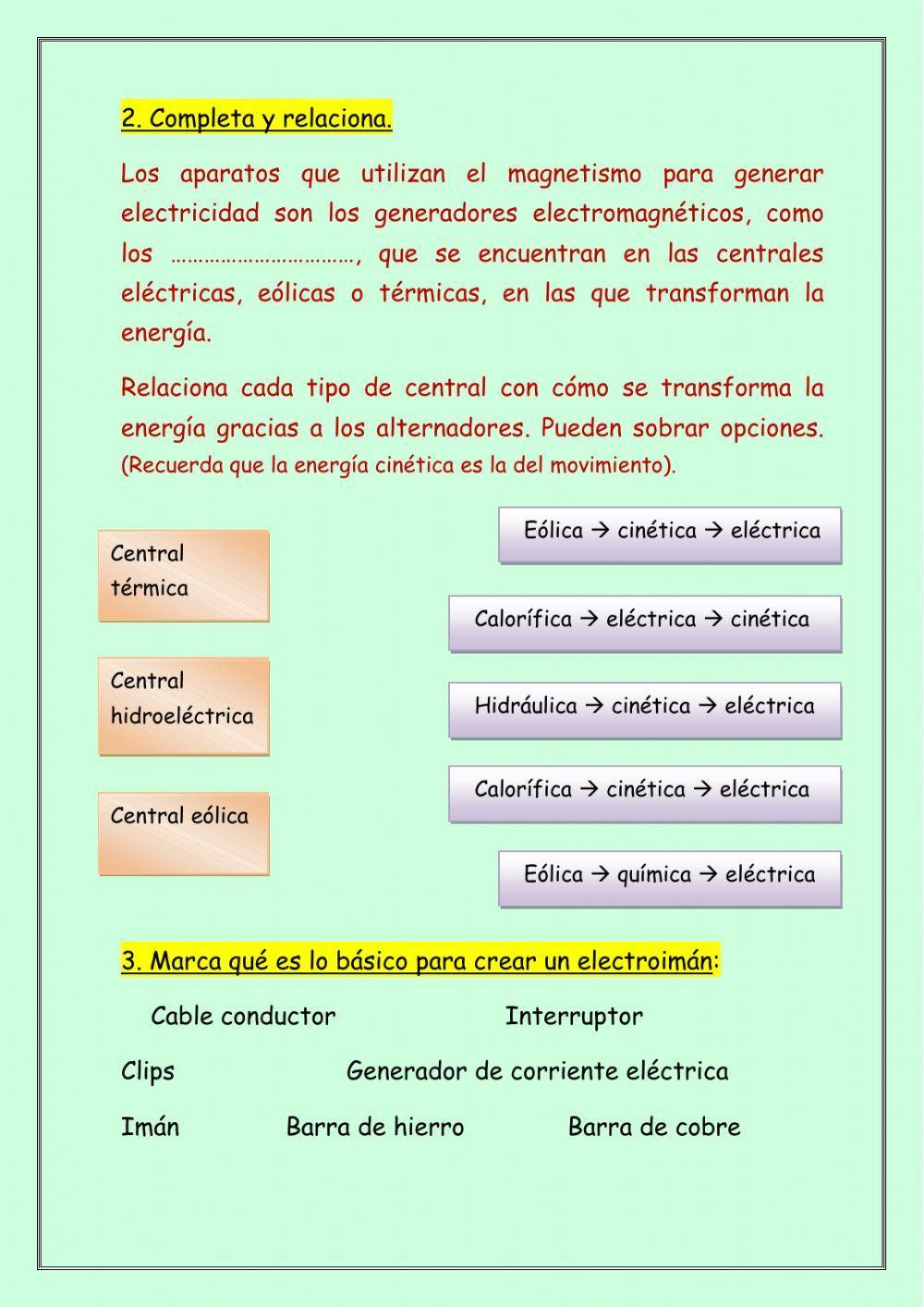 Electromagnetis… | Free Interactive Worksheets | 257746, image size:1000x1413
