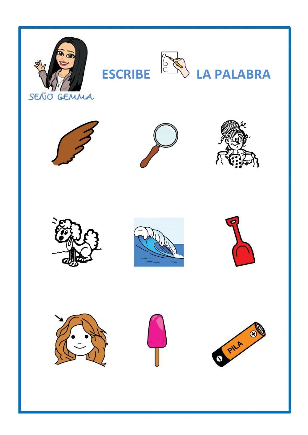 Lectura global L: escribir