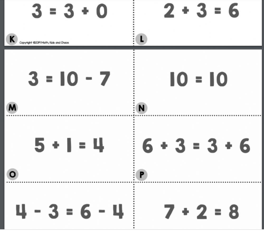 True false addition subtraction