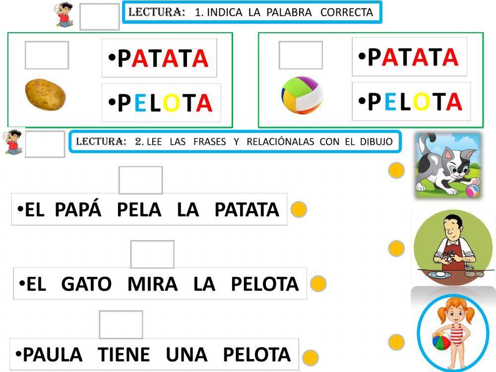 Lectura de palabras y frases