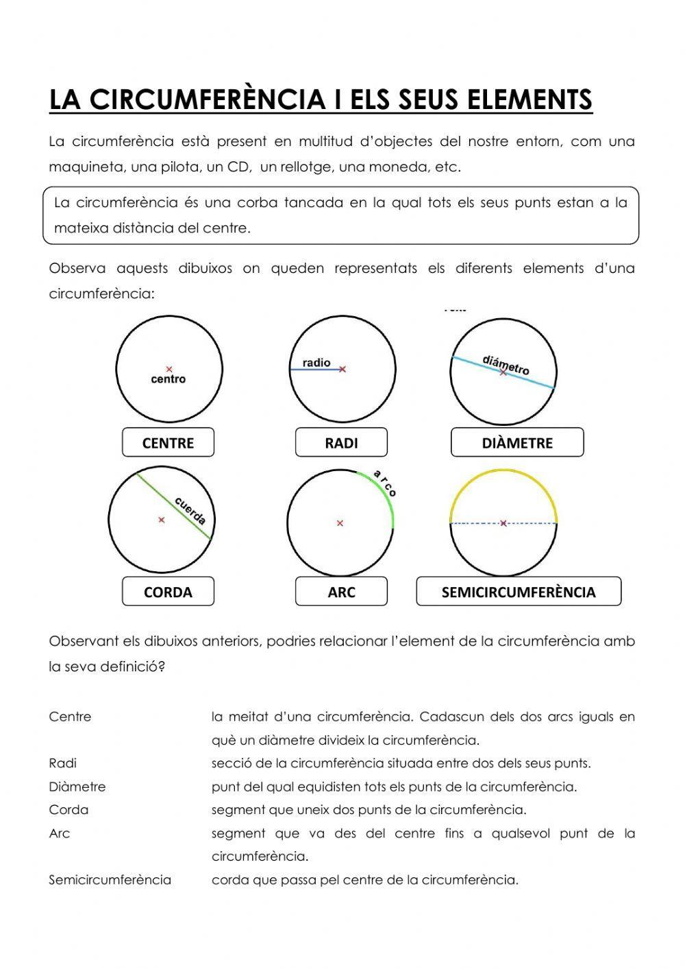 Circumferència Circumferència