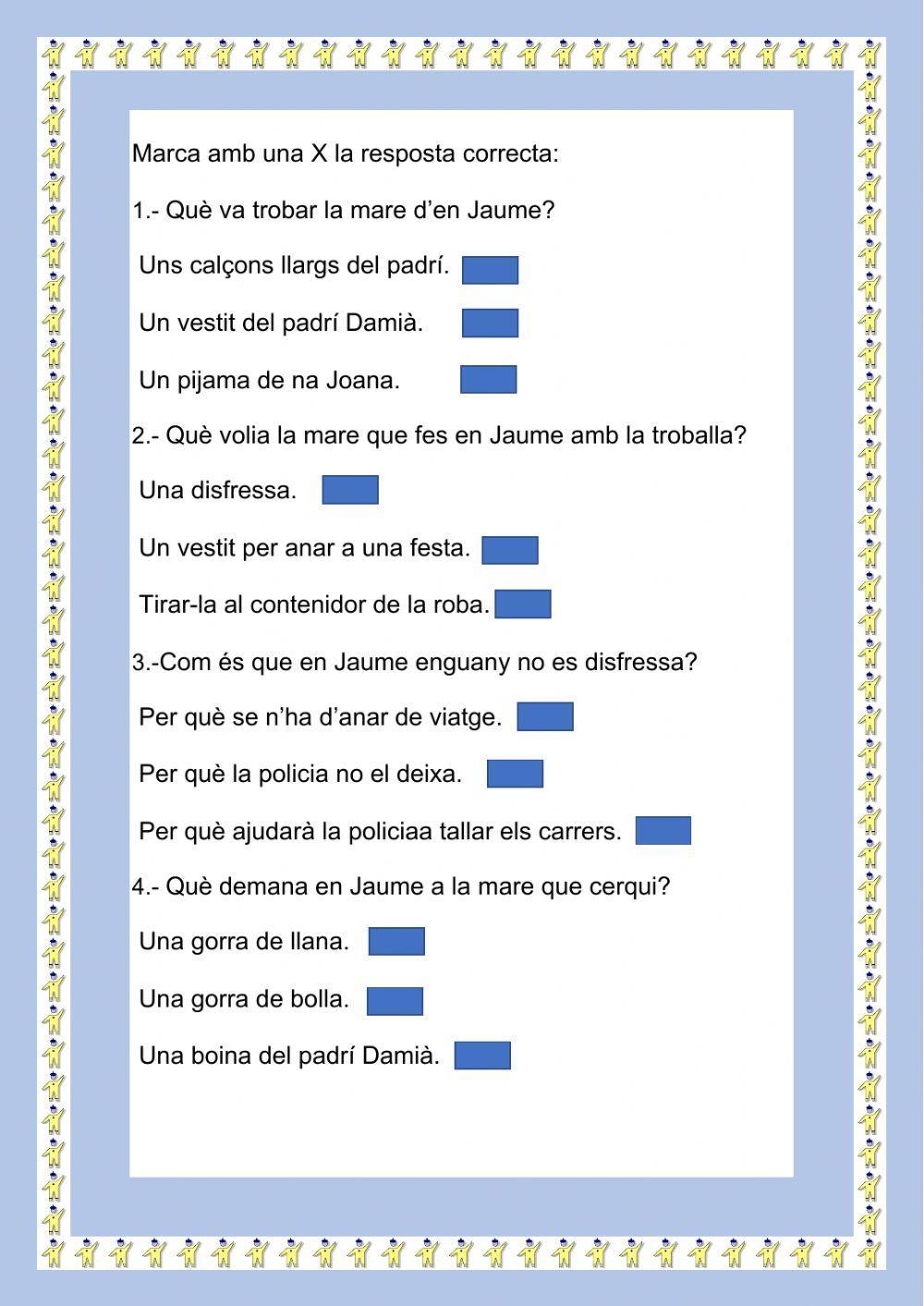 El teatre: comprensió lectora