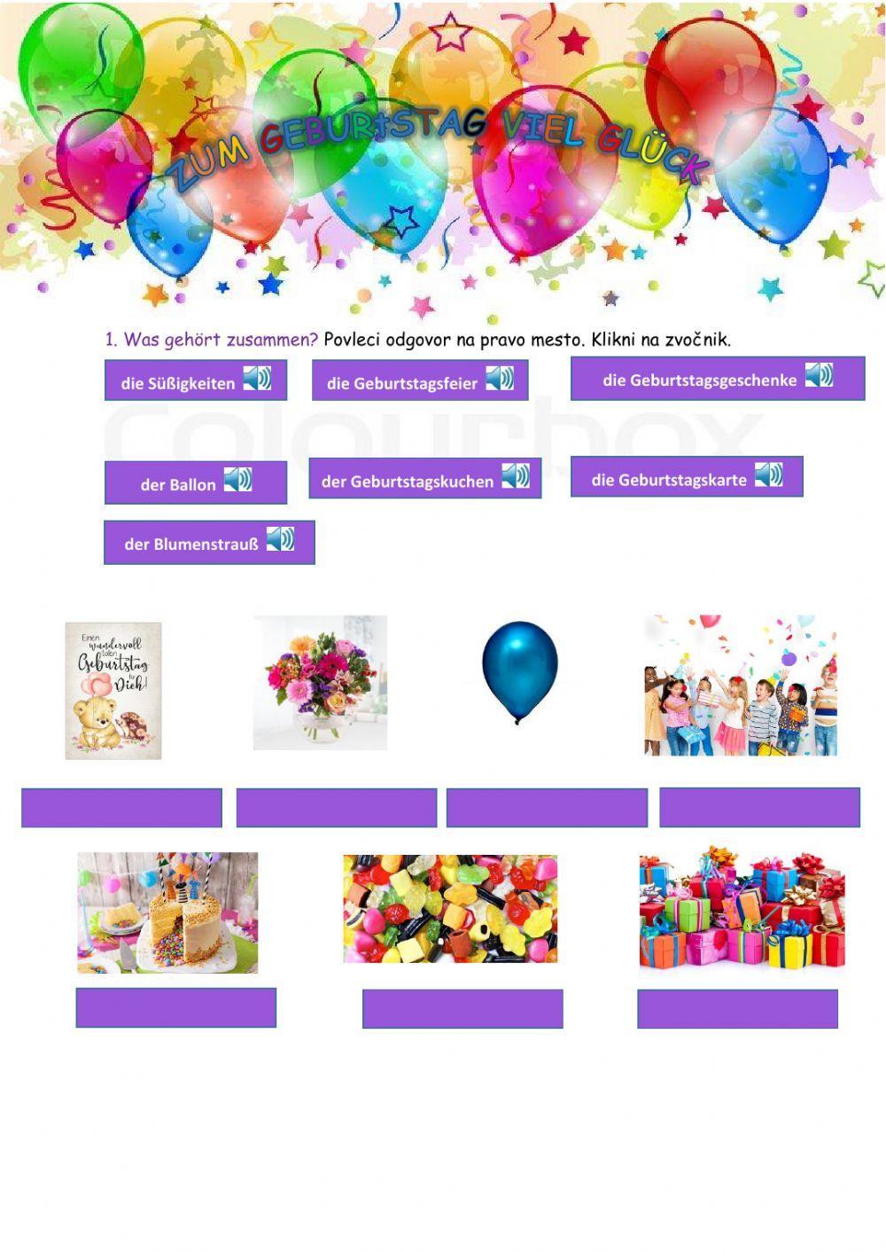 Zum Geburtstag viel Glück