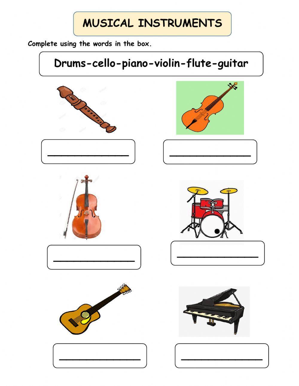 Musical instruments