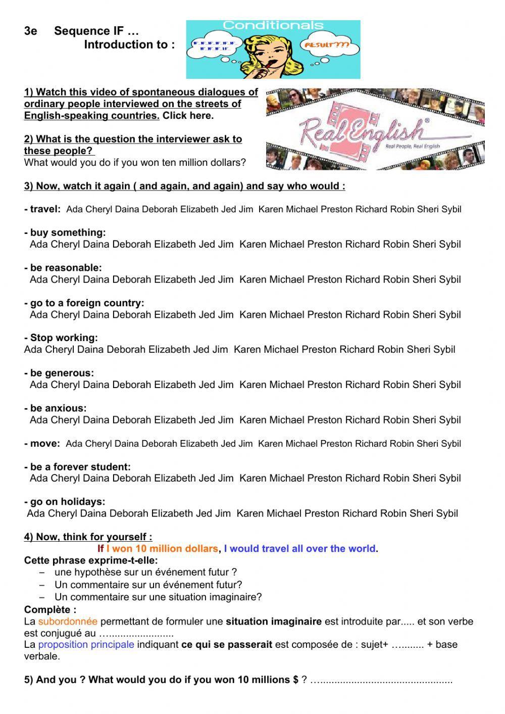 What would you do if you won 10 million - ?