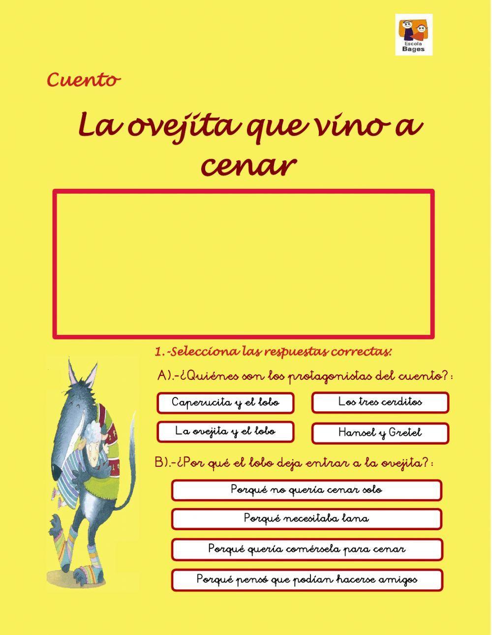 La ovejita que vino a cenar