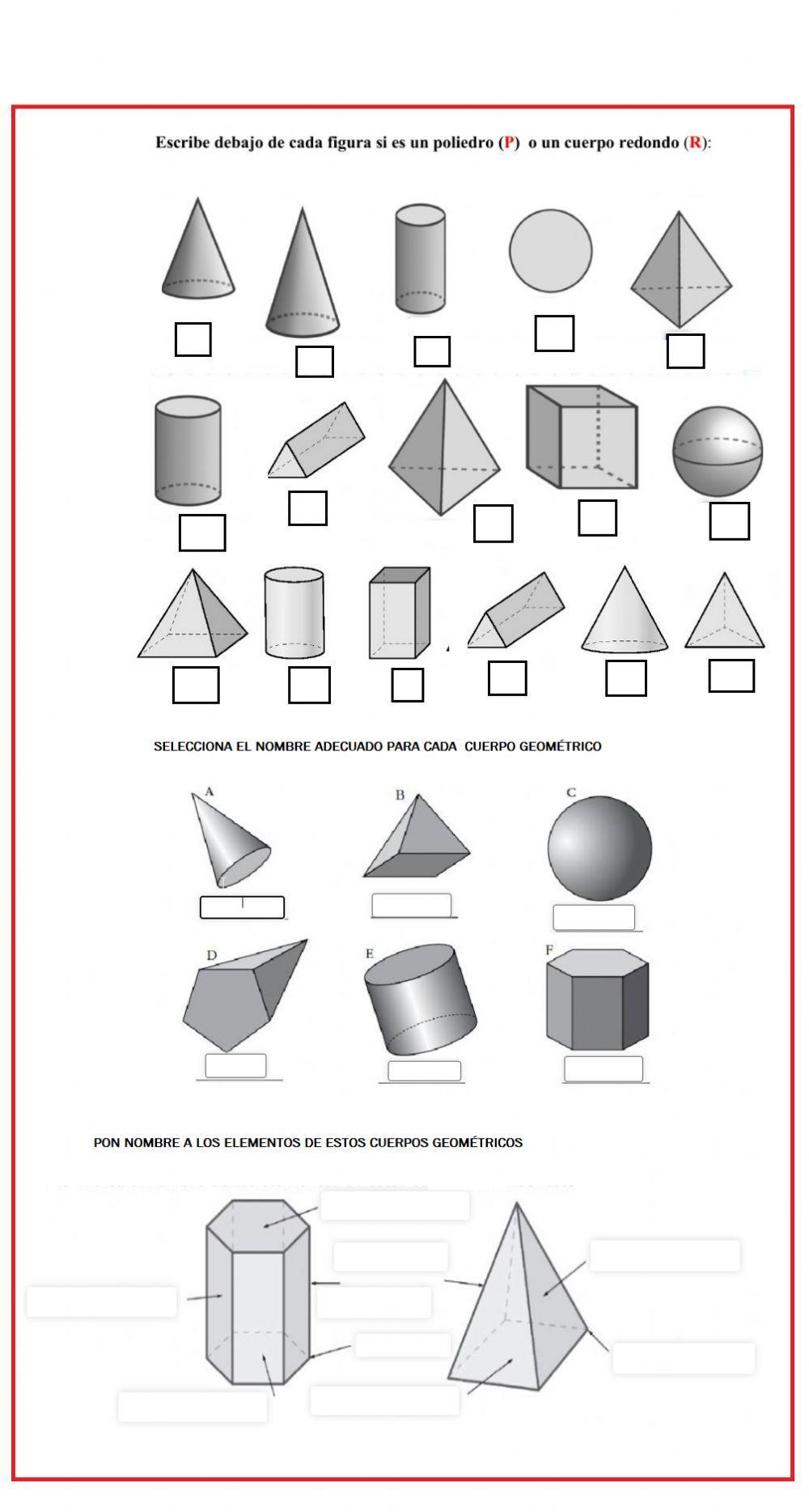 Cuerpos geométricos Cuerpos geométricos