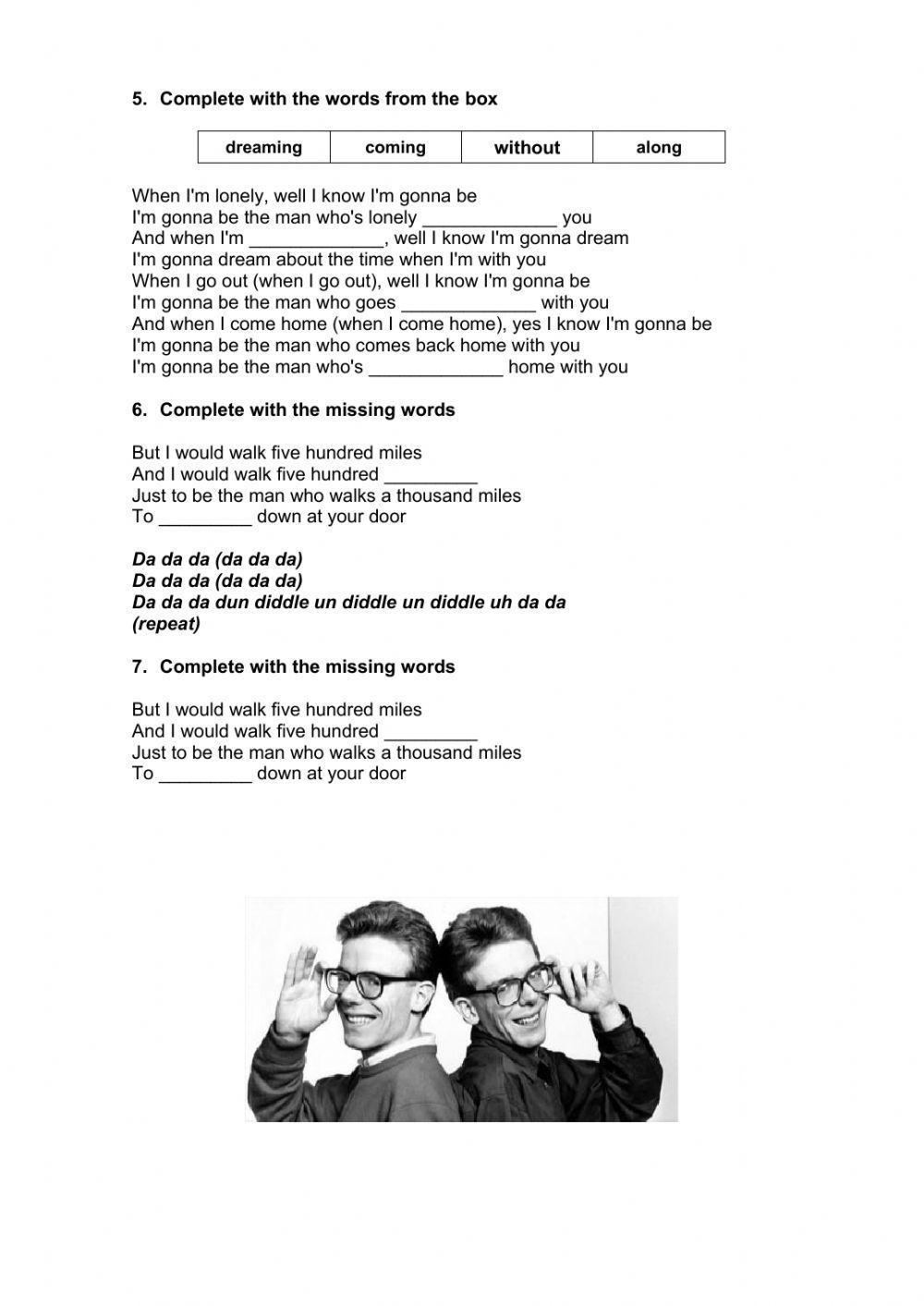 I'm Gonna Be (500 Miles)