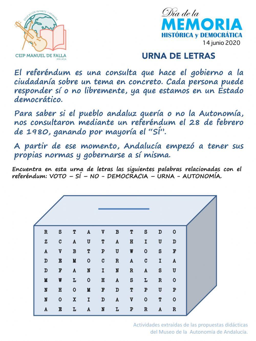 Cuadernilo Memoria Histórica y Democrática de Andalucía