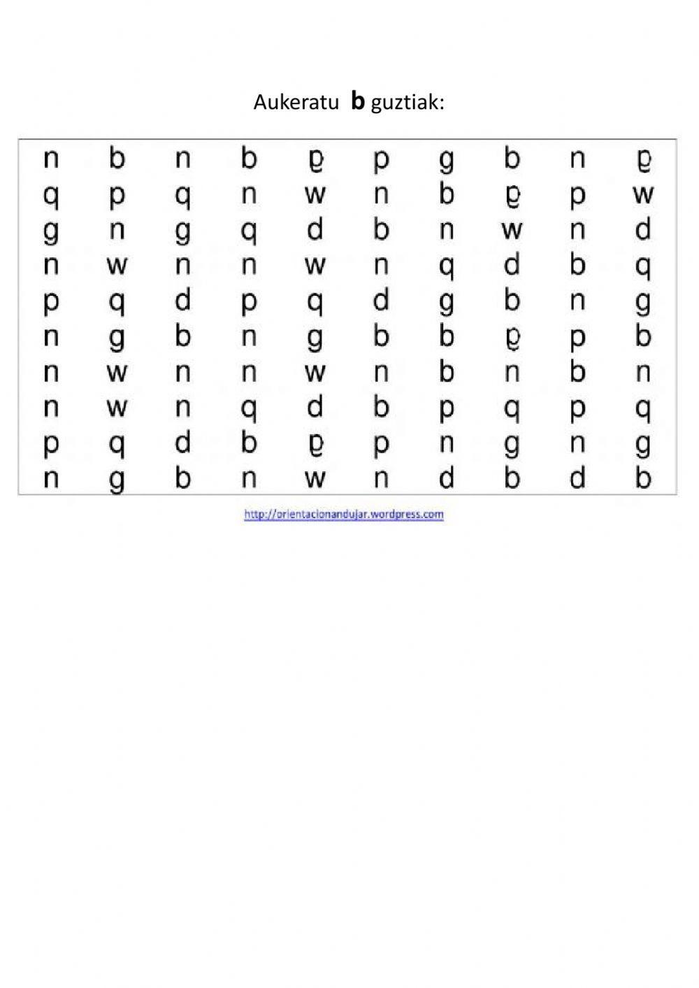 Aurkitu B (hizki zopa) Aurkitu B (hizki zopa)