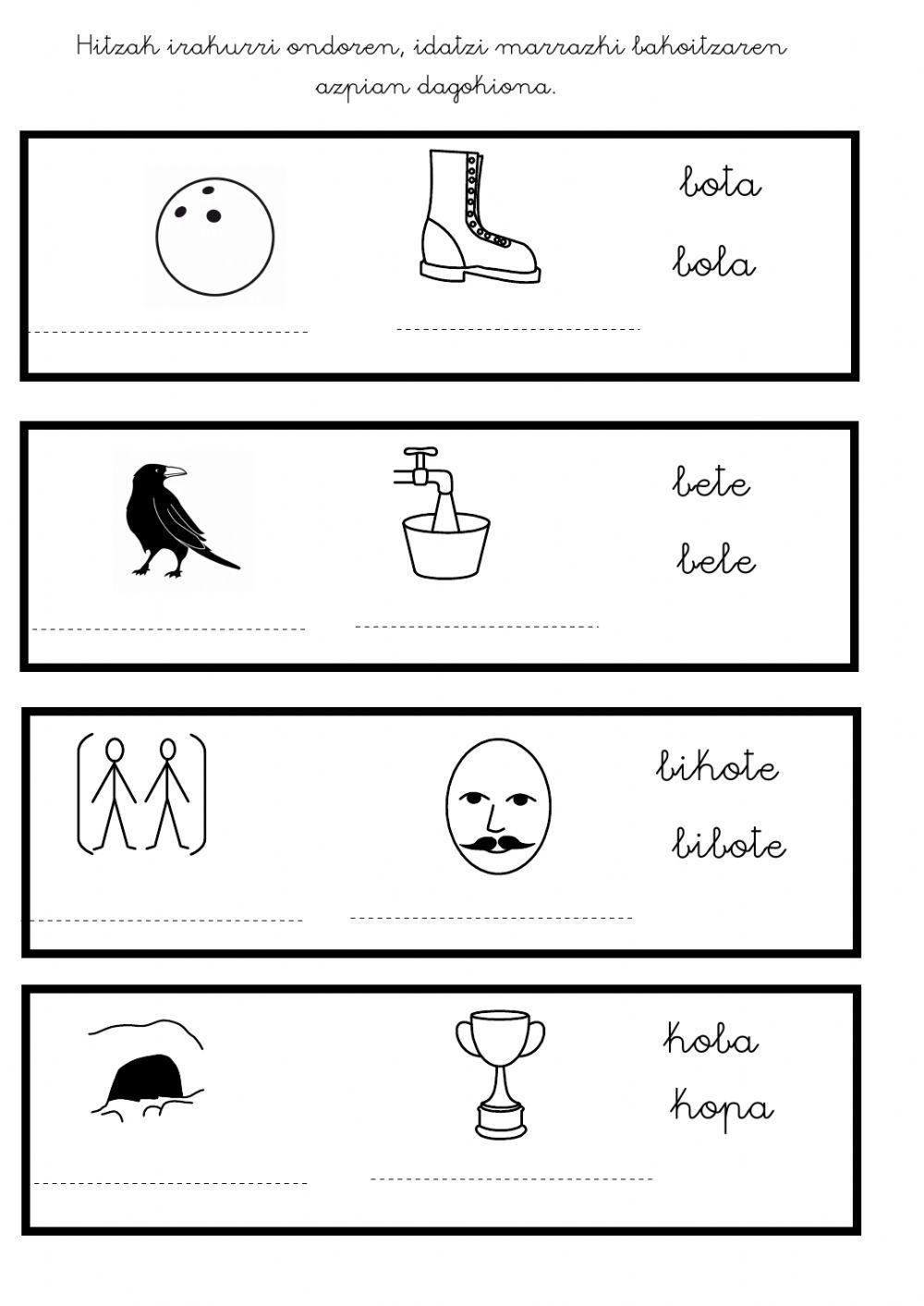 B eta D ariketak (VI) B eta D ariketak (VI)