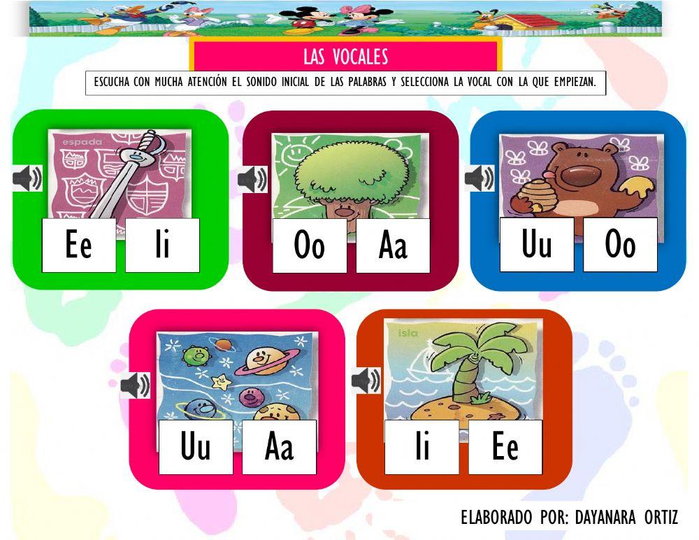 LAS VOCALES a, e, i, o, u 259765 Dayanara Ortiz Live