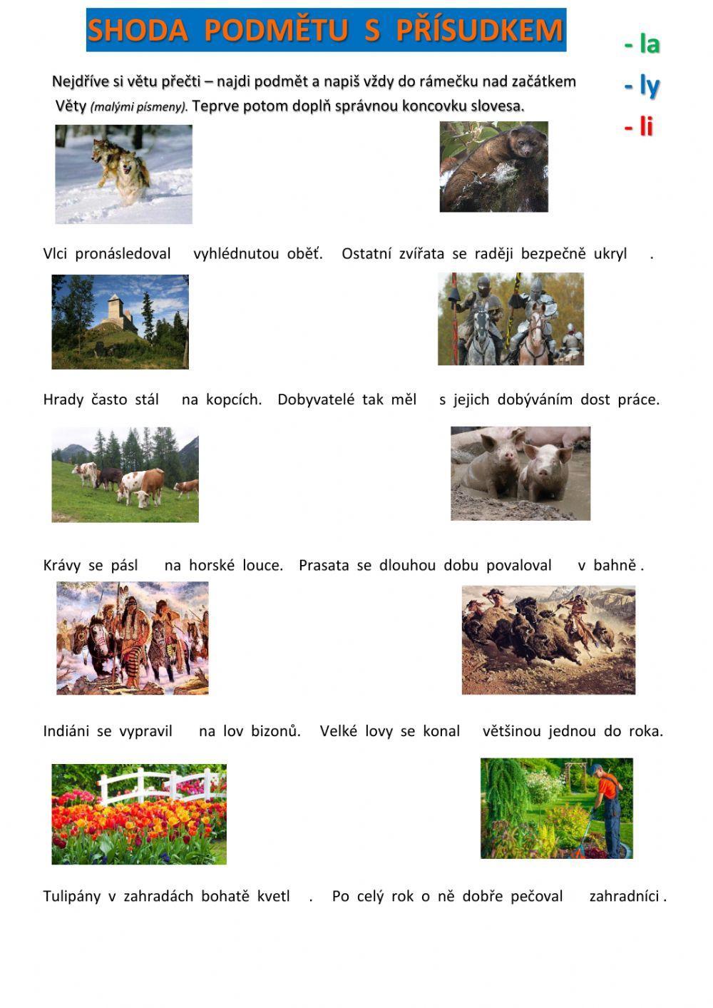 Shoda podmětu s přísudkem Shoda podmětu s přísudkem