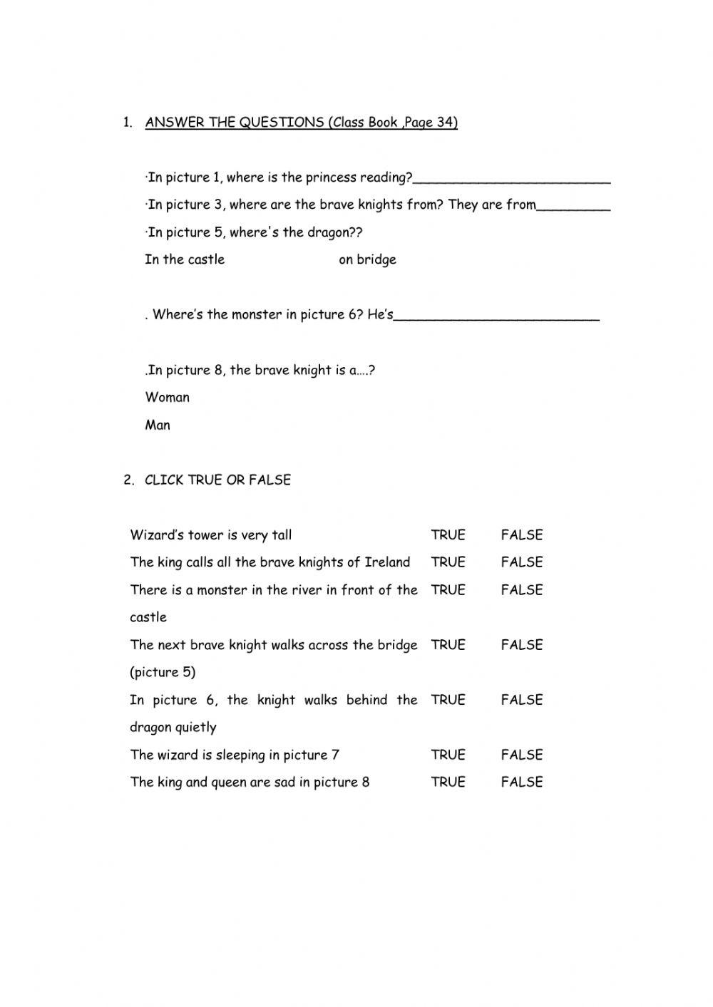 Reading comprehension