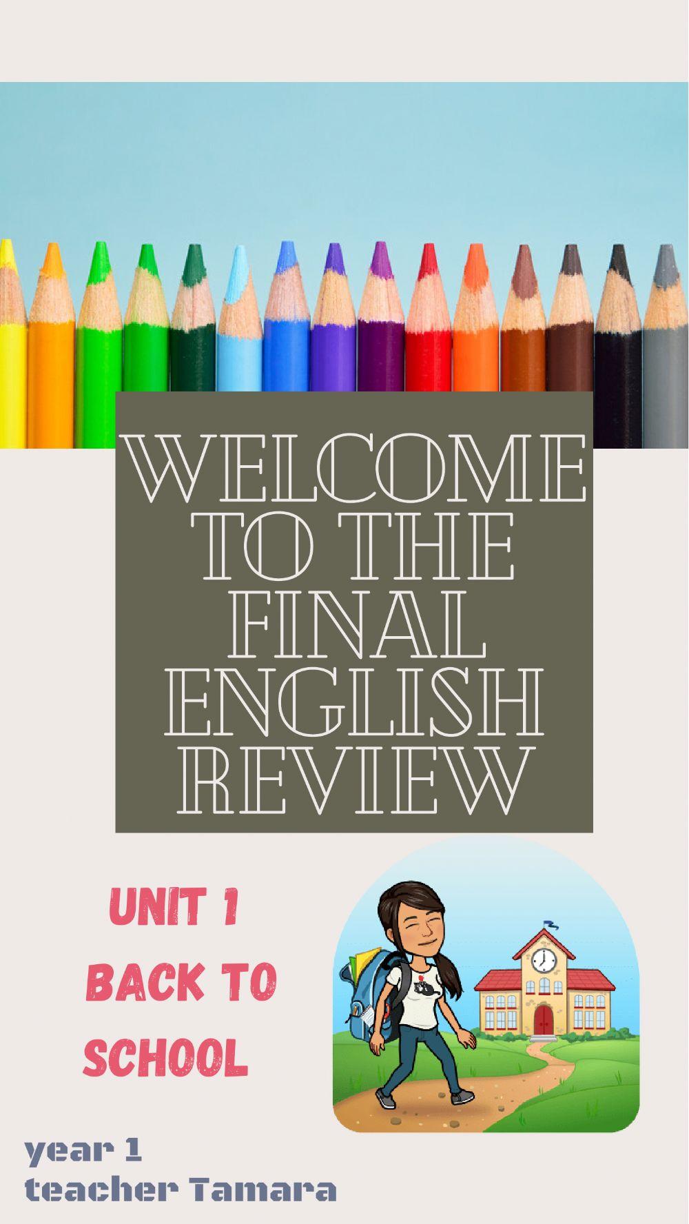 Unit 1 review