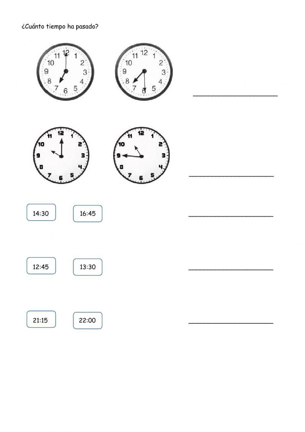 ¿Cuánto tiempo ha pasado?