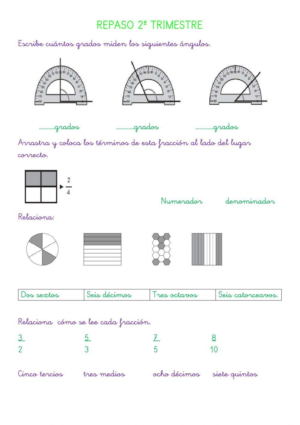 Repaso 2º trimestre Repaso 2º trimestre