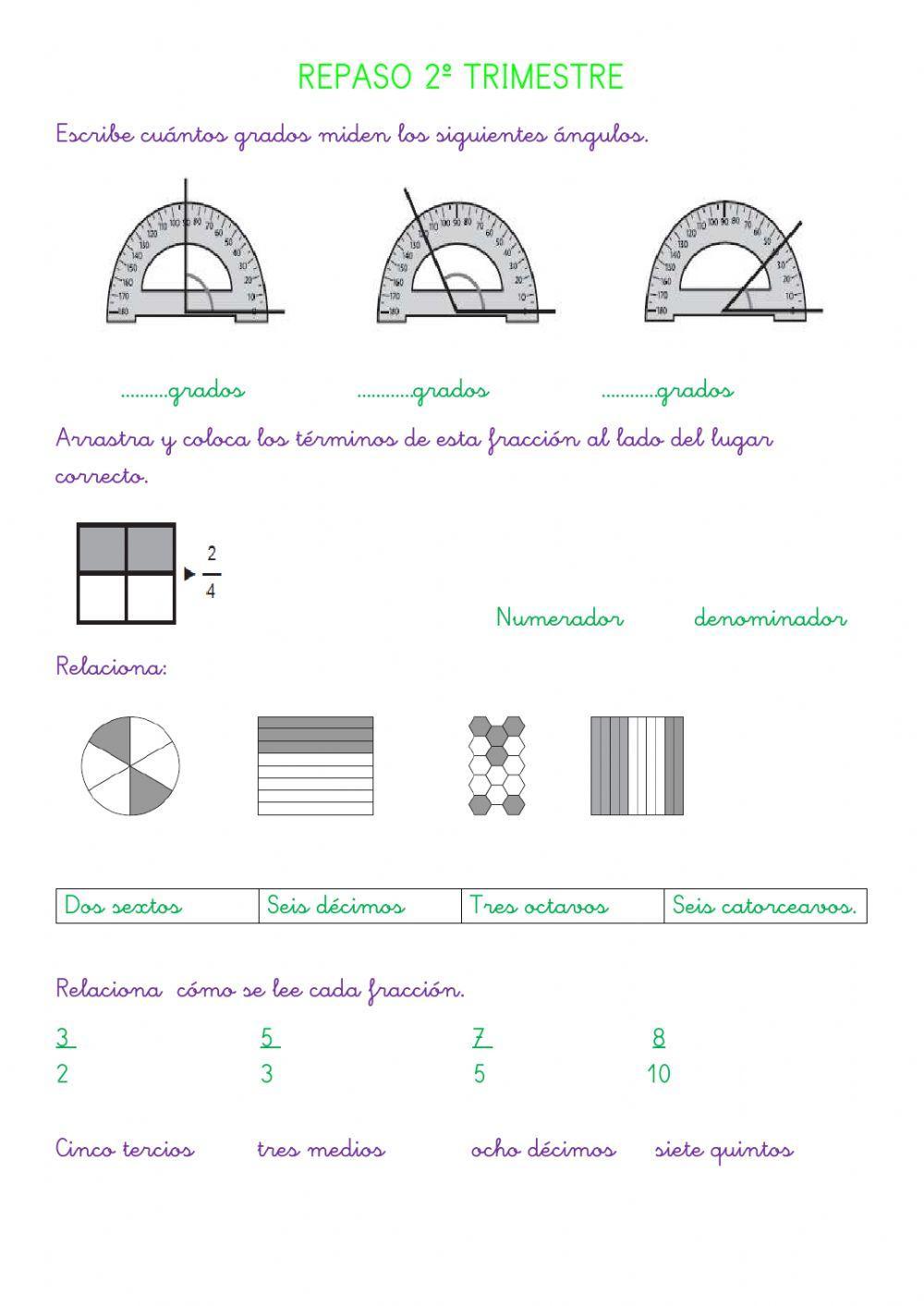 Repaso 2º trimestre