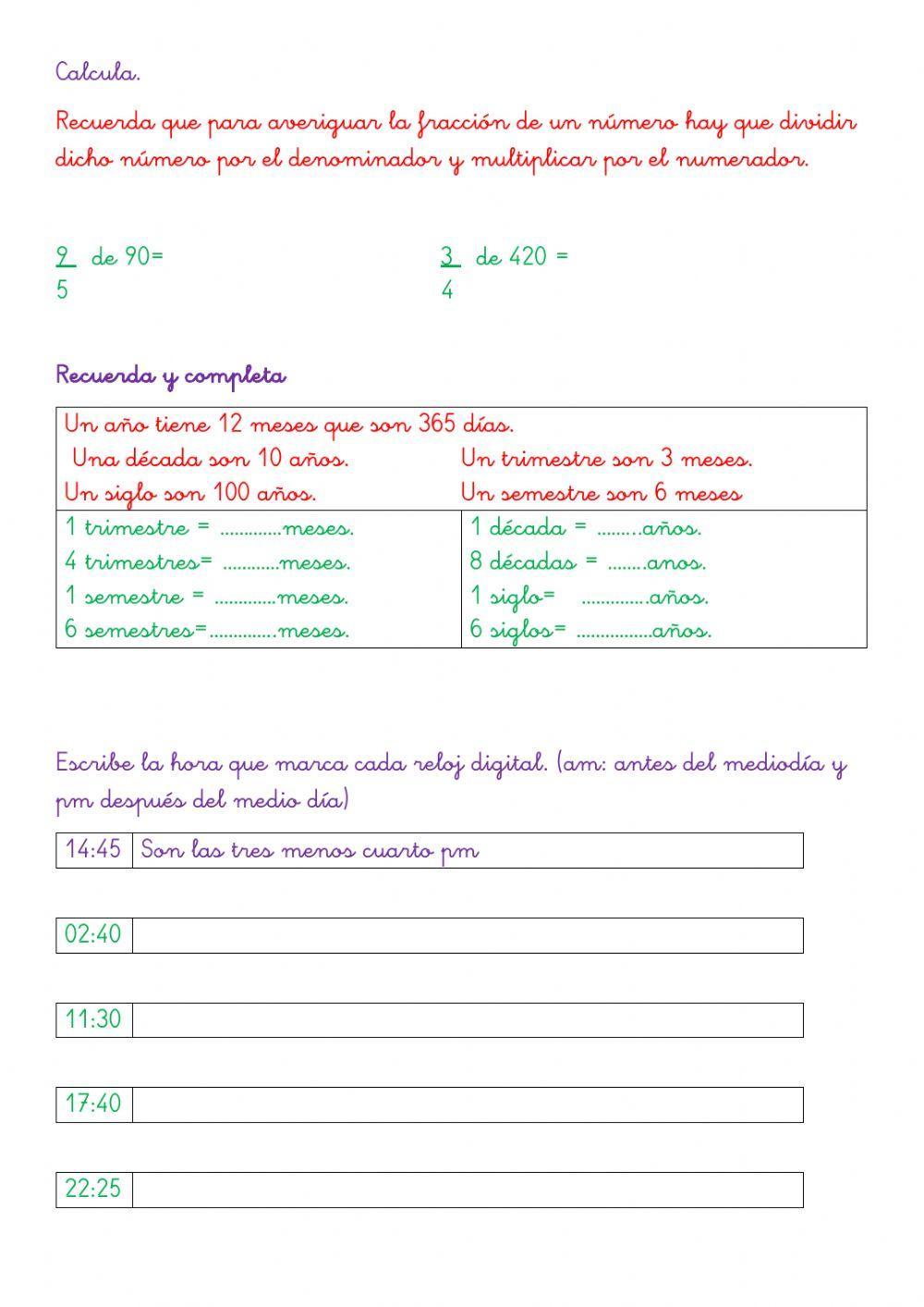 Repaso 2º trimestre Repaso 2º trimestre