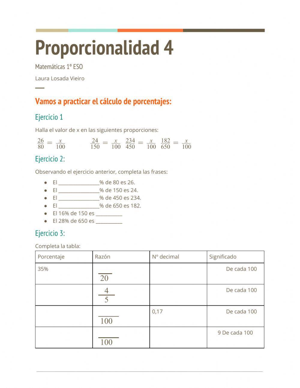 Proporcionalidad 4