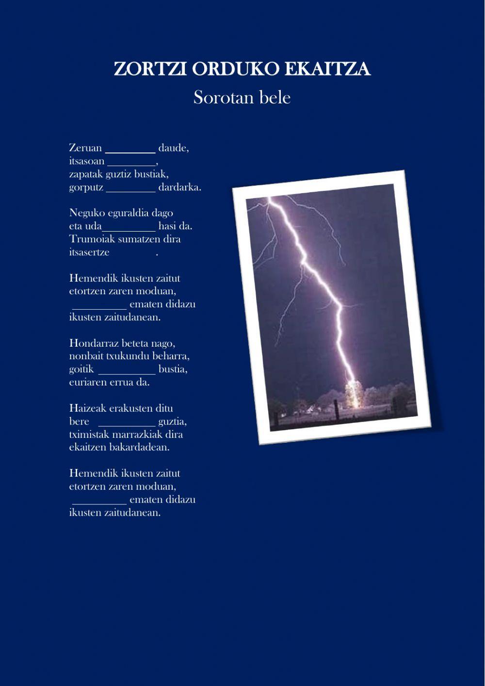 Zortzi orduko ekaitza