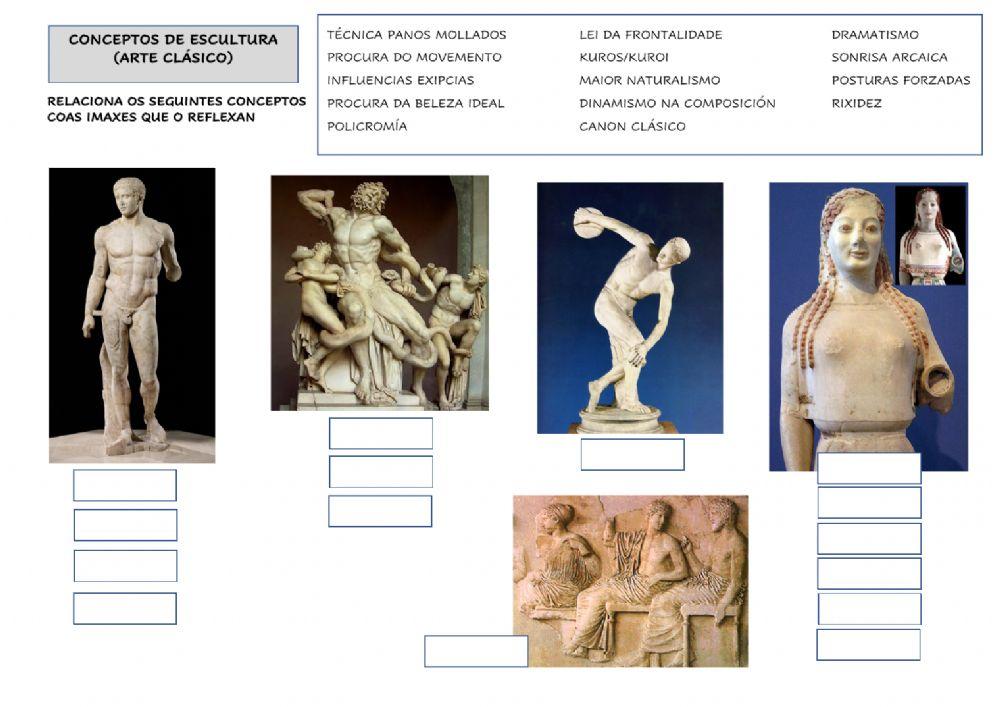 Conceptos de escultura clásica