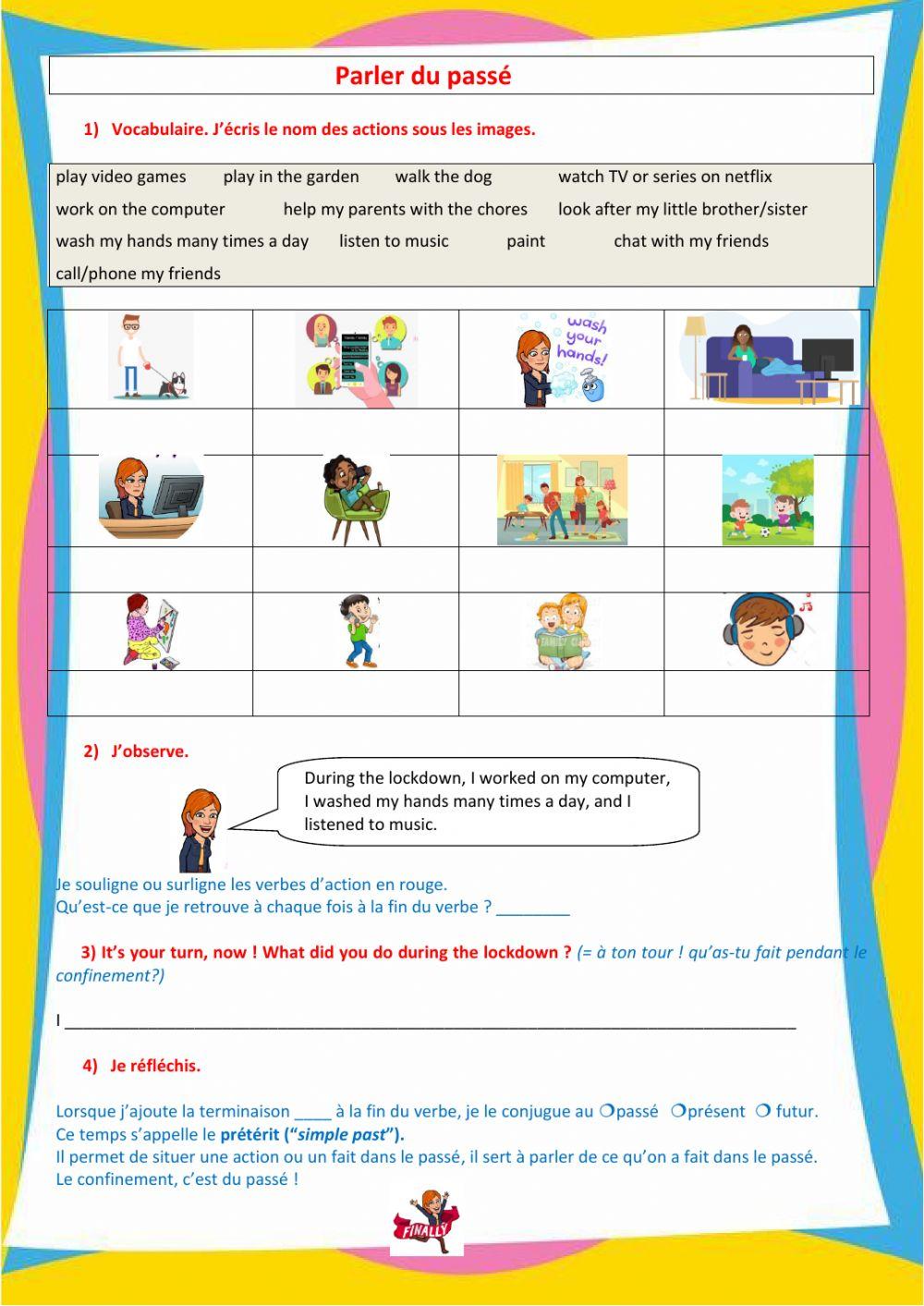 Prétérit-Anglais-5e