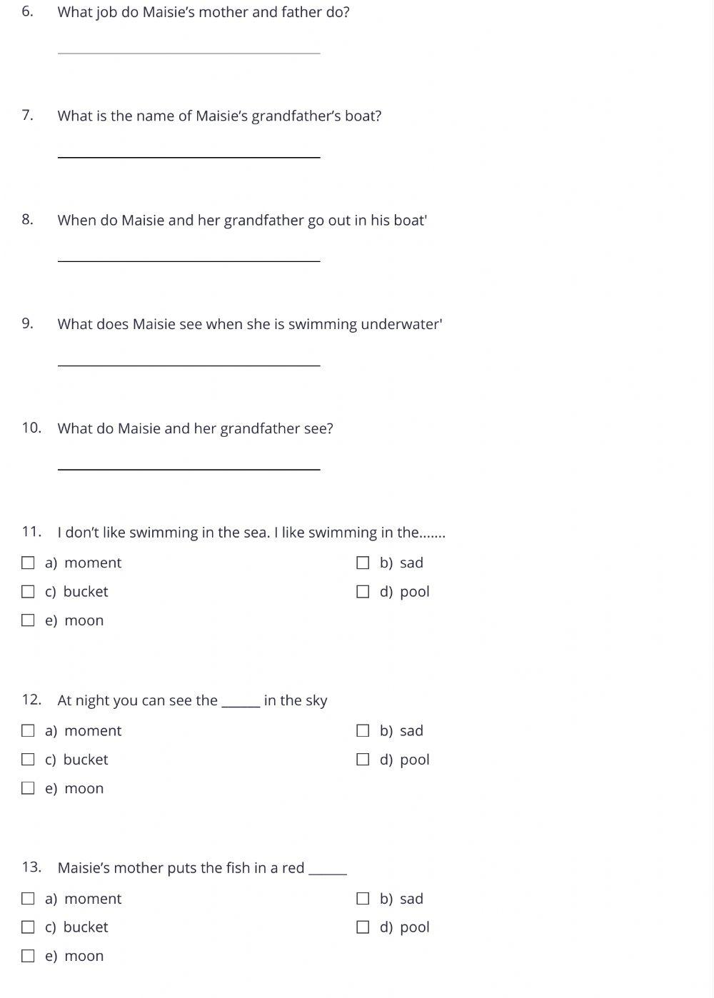 Maisie end the dolphin