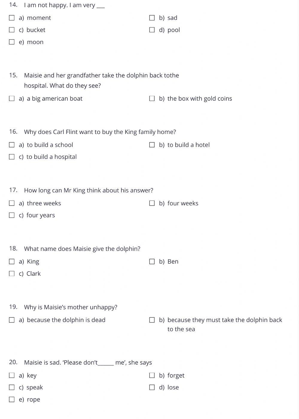 Maisie end the dolphin