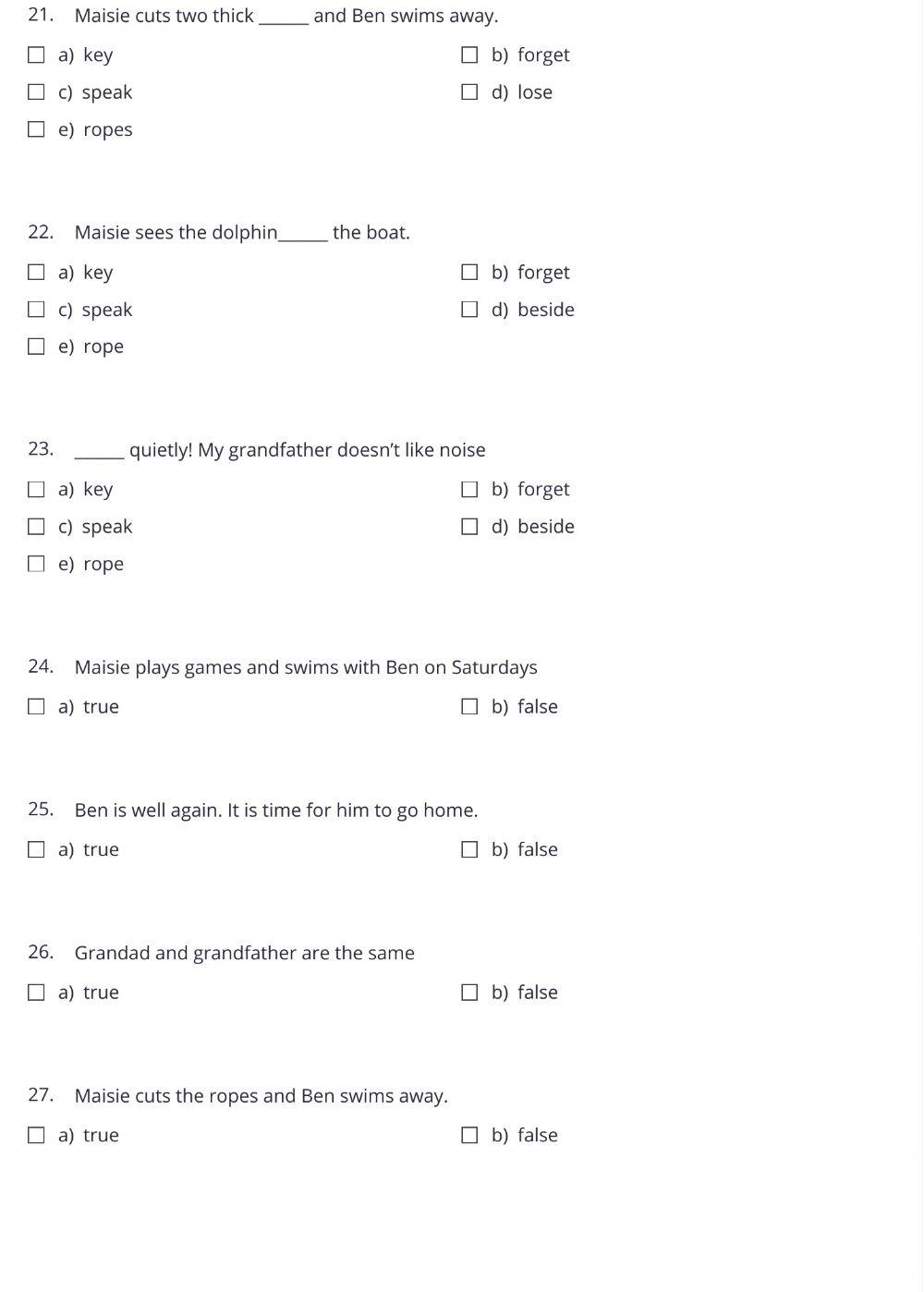 Maisie end the dolphin