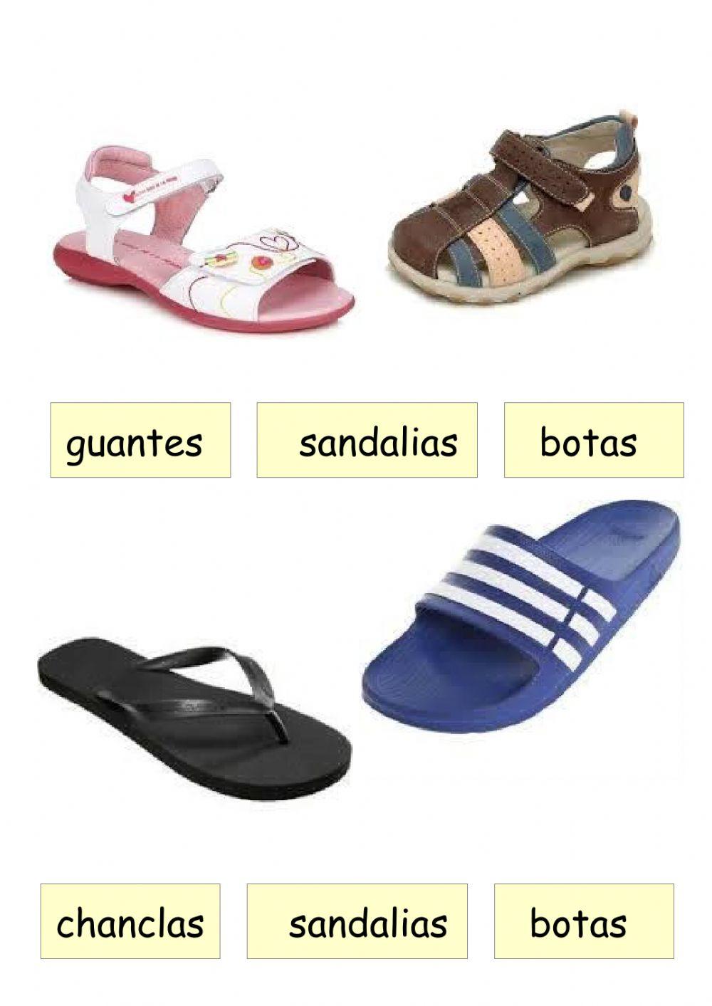 Vocabulario prendas de vestir y accesorios