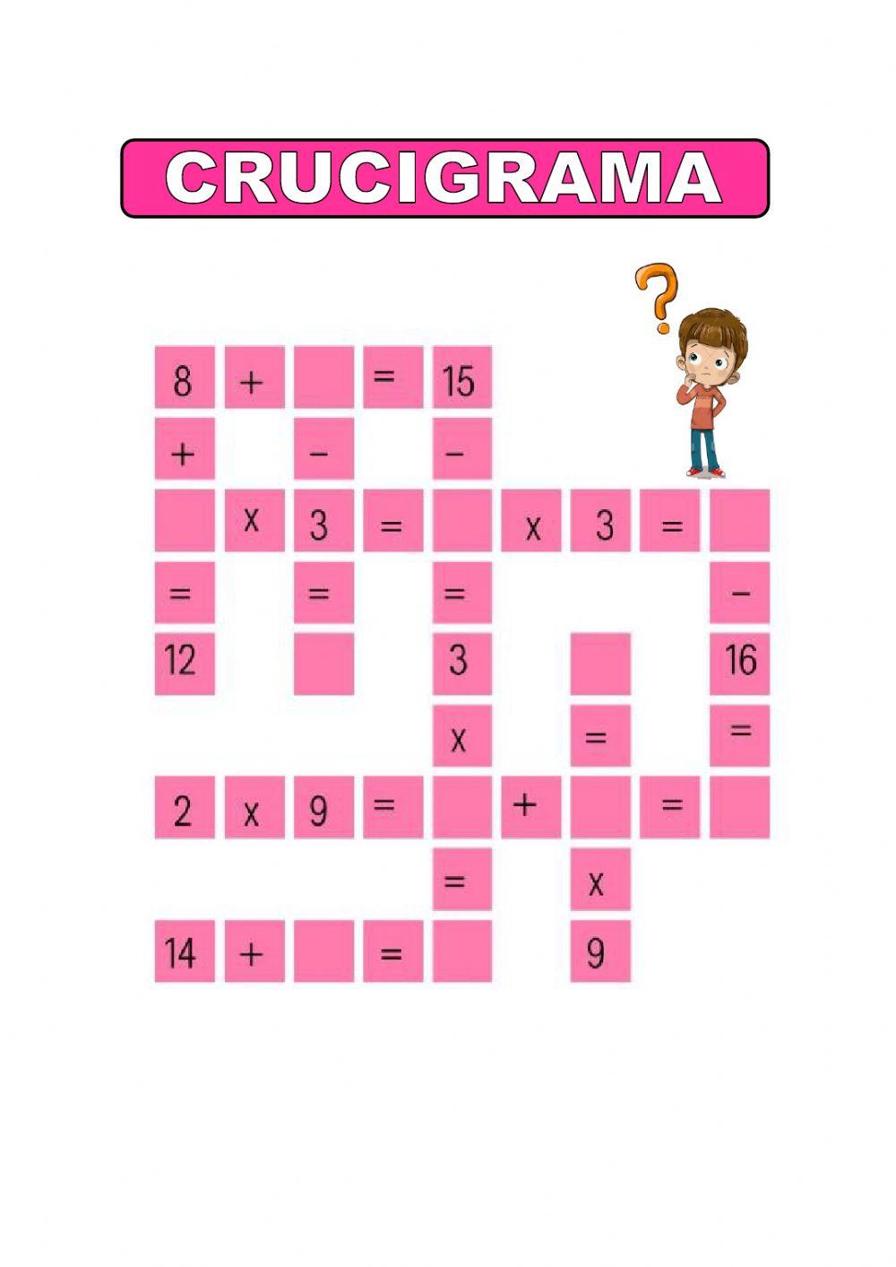 Crucigrama numérico