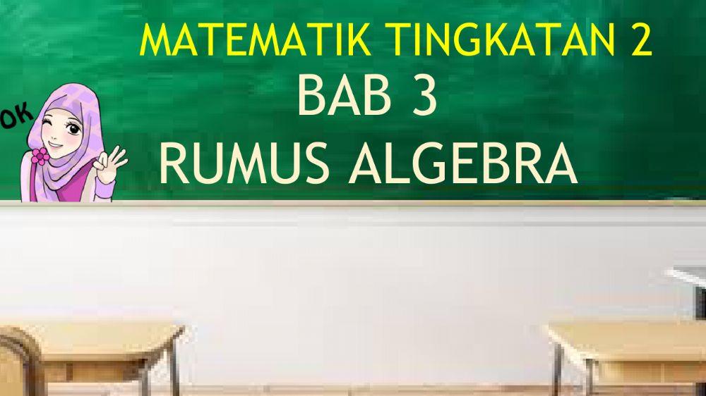 Bab 3 rumus algebra